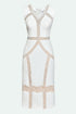 FRENCH LACE DETAILED PENCIL DRESS - Barrus London